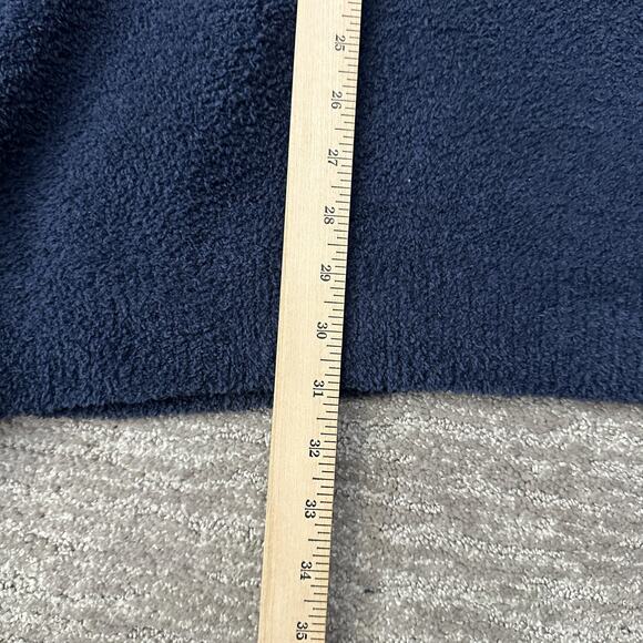 Barefoot Dreams Cardigan Womens One Size Plus Navy Open Front CozyChic Warm - Picture 7 of 9